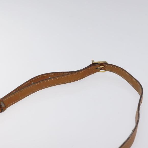 CELINE Shoulder Bag Leather Khaki Gold - Picture 8 of 12